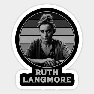 retro ruth langmore Sticker